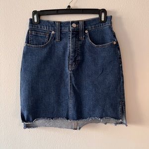 Madewell Mini Denim Skirt